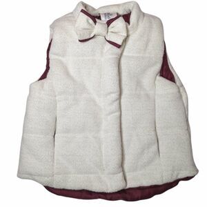 Max Studio Baby Puffer Bow Tie Vest, Size 18 Months